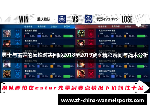 勇士与雷霆的巅峰对决回顾2018至2019赛季精彩瞬间与战术分析